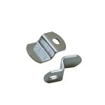Close up of 6.3mm Step Single-Hole Bracket showing 4.5mm hole diameter for canvas frames.