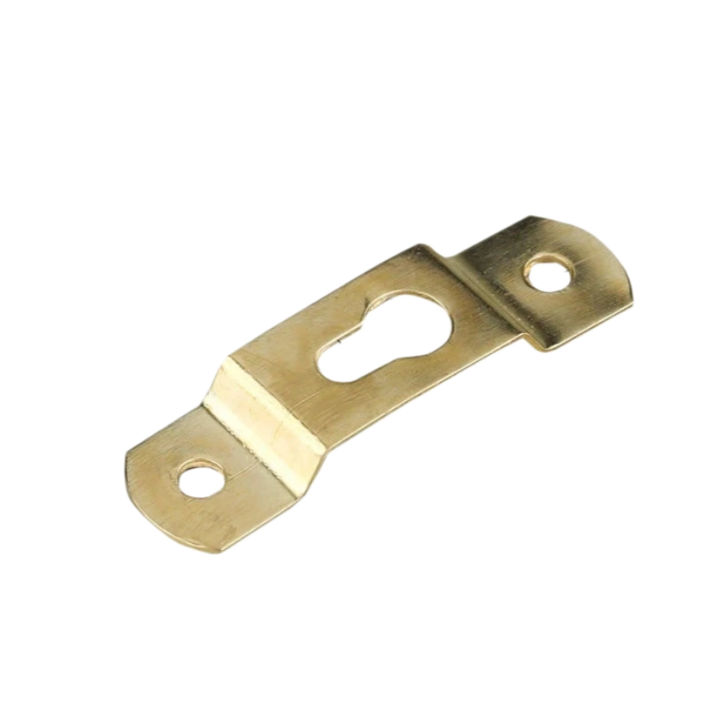 O05-Gold Small Keyhole Concealed Hanger – 49×13 mm
