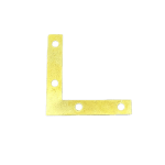 Gold Four-Hole Large L-Bracket Corner Brace 50mm L41 – 0.7mm