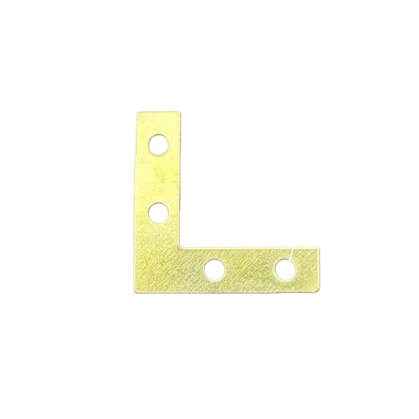 L43-Gold Small Four-Hole L-Bracket Corner Brace 38mm Picture Frame