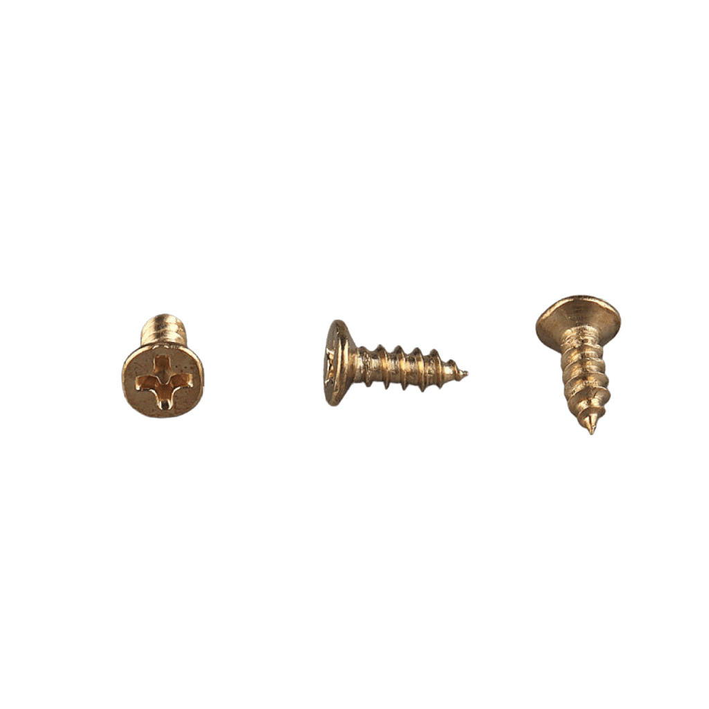 V17-Gold 3×10mm Flat Head Self-Tapping Screw