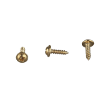 Gold Washer Head Self-Tapping Screw 3x12mm for thick wood picture frame moulding