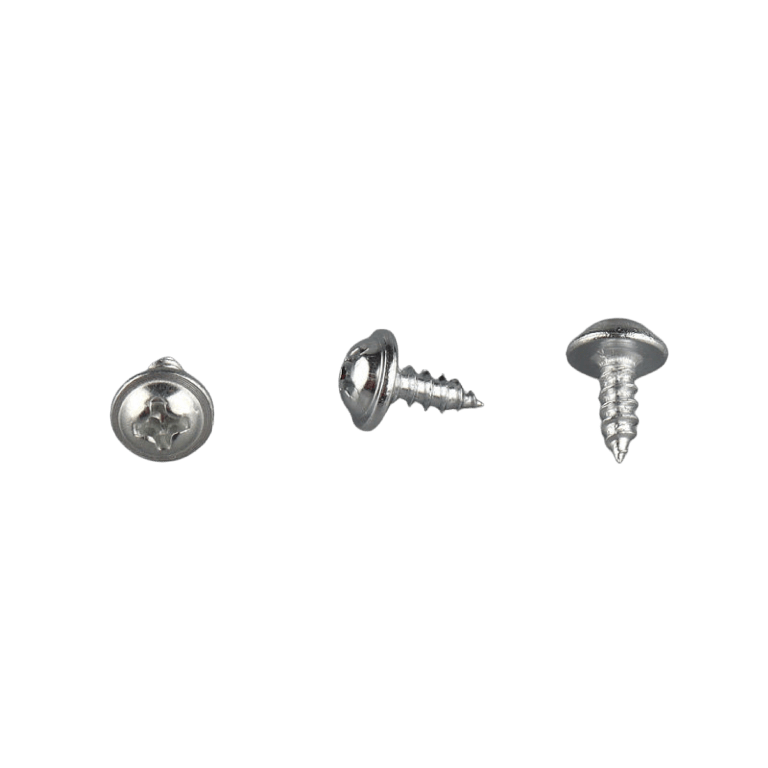 V06-Silver 3×8mm Washer Head Self-Tapping Screw