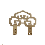 Small Cloud Lattice Brass Picture Hook X03 – 6cm wide