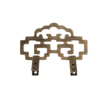 Medium Antique Bronze Cloud Lattice Picture Hook X06 – 8.1cm wide