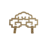 Large Cloud Lattice Brass Picture Hanging Hook X07 – 9.55cm wide