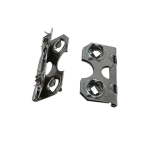 6229 Silver Spiked Frame Hinge 14x28mm zinc bright finish picture frame hardware