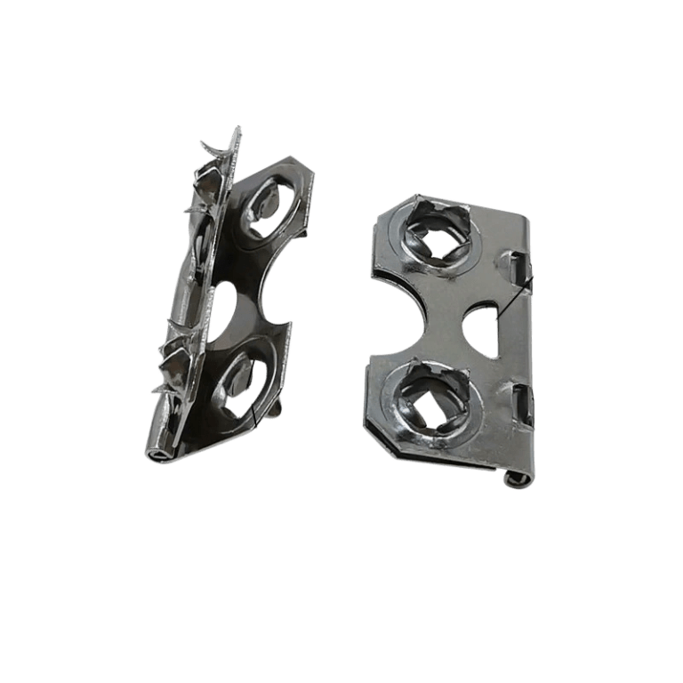T07-6229 Silver Spiked Frame Hinge