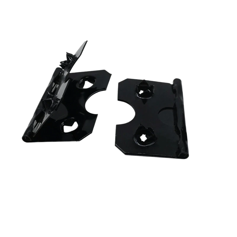 T09-6241 Black Large Spiked Frame Hinge