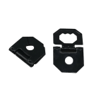 G1321 Black Zinc Single-Hole Hinge 13x22mm ultra-lightweight craft box gift packaging hardware