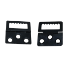 Black Large Folding Clasp Hinge 32x37mm serrated slot picture frame back canvas assembly