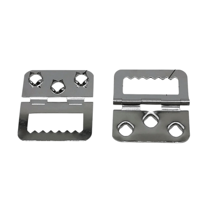 T13-Silver Large Folding Clasp Hinge