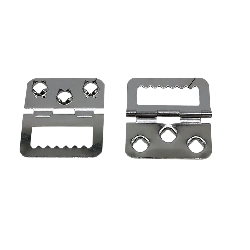 T13-Silver Large Folding Clasp Hinge