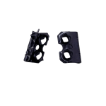 6218 Black Mini Spiked Corner Hinge 13x19mm compact spike craft panel edge hardware