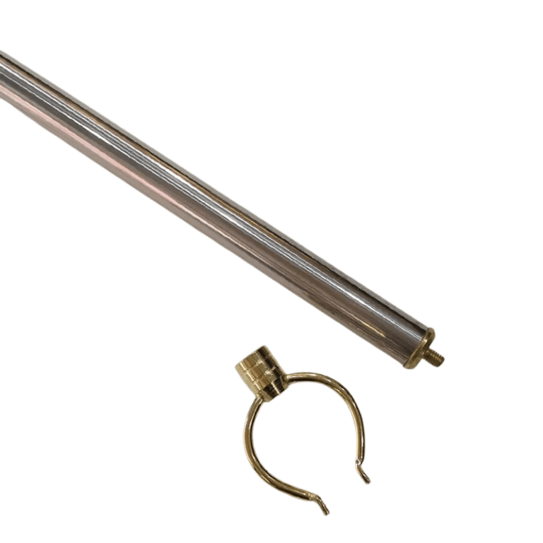 Z05-Long Stainless Steel Picture Hanging Rod 1.64m Fixed Length