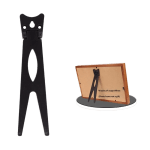 Black Large Tailcoat Picture Frame Easel Back R02 – 158 mm ABS bracket for 18–25 cm frames