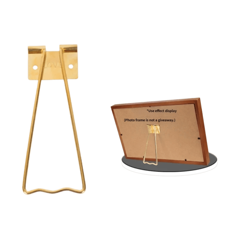 R11-Gold Large Wrought Iron Frame Bracket