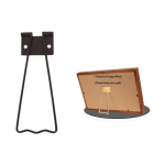 Black Large Iron Picture Frame Wire Stand R13 – 150 mm black steel wire easel for 18–25 cm frames