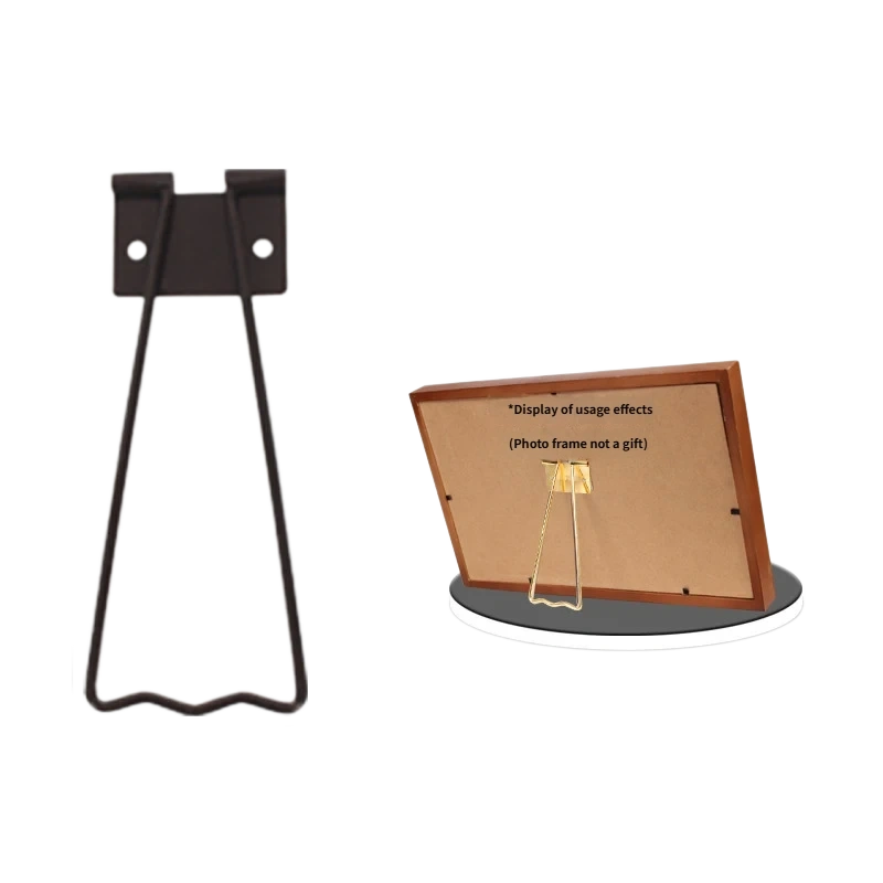 R13-Black Large Iron Frame Bracket