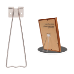 Silver Large Wrought Iron Photo Frame Stand R16 – 150 mm silver steel wire for 18–25 cm frames