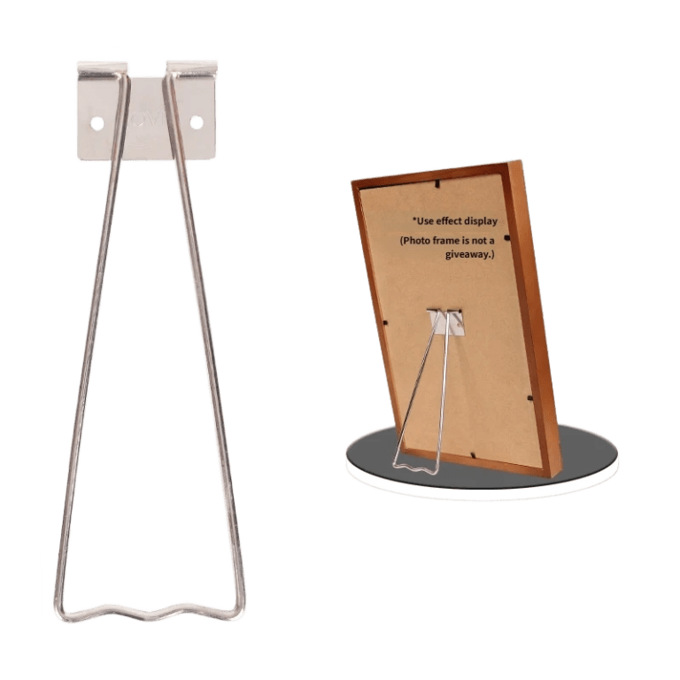 R16-Silver Large Wrought Iron Frame Bracket