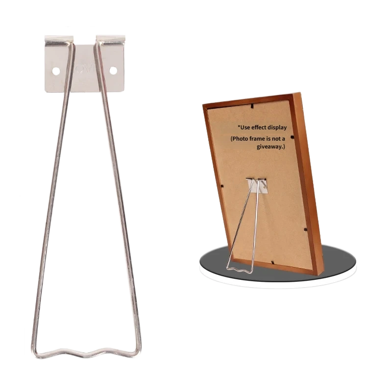 R16-Silver Large Wrought Iron Frame Bracket