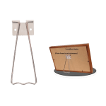 Silver Small Wrought Iron Picture Frame Easel Back R17 – 111 mm silver wire for 15–18 cm frames
