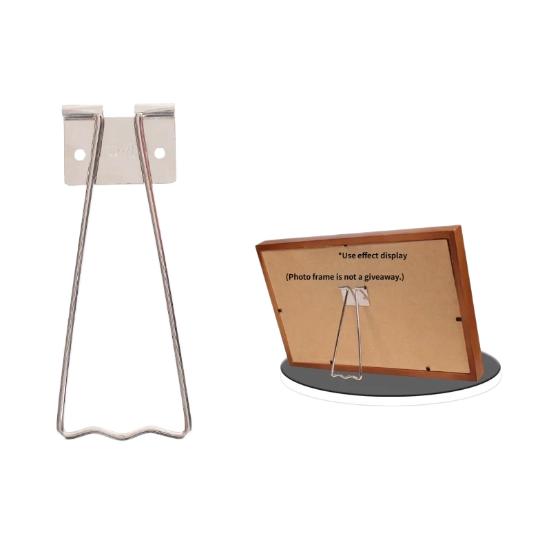 R17-Silver Small Wrought Iron Frame Bracket