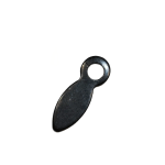 Large Metal Turn Button Clip Black 23.5mm 3mm hole 0.8mm steel U03