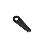 Long Metal Turn Button Clip Black 21mm 2.8mm hole 0.9mm steel U10