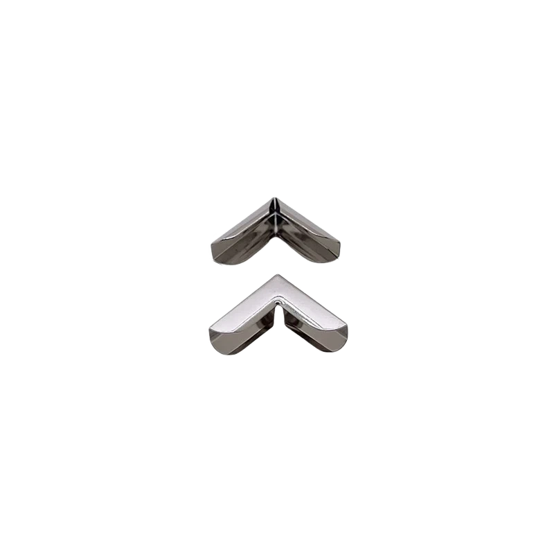 Q11-1083# Silver Compact Corner Guard 20x7mm Small Album