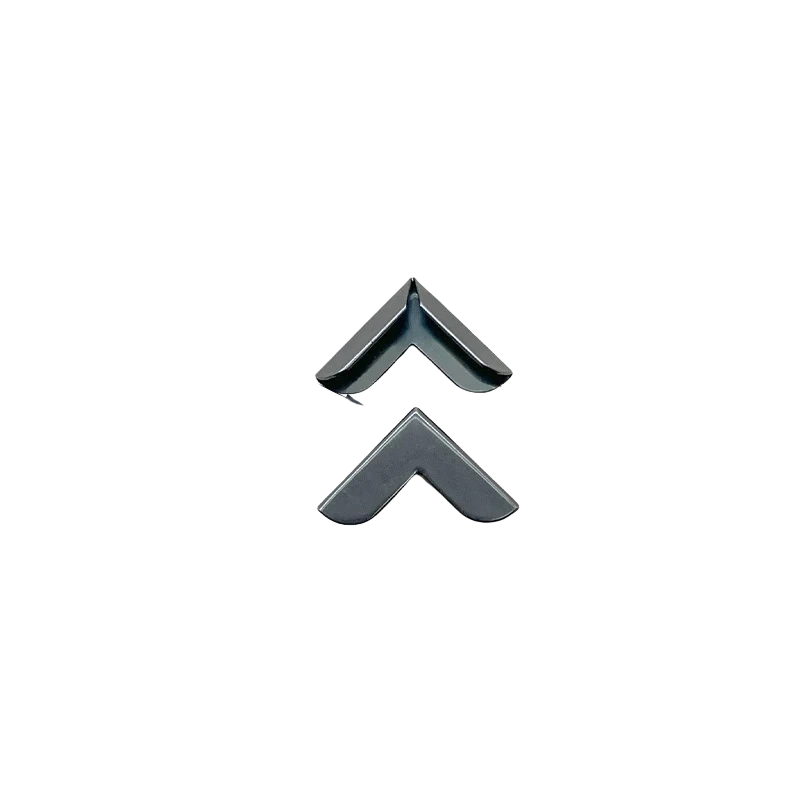 Q13-1003# Black Nickel Corner Cap 19x5mm Small Format