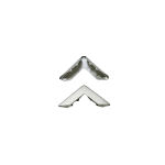 Silver Serrated Corner Guard 26mm Deep Channel – 26x7mm Silver metal corner guard