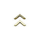 Light Gold Corner Cap 25mm Slim Planner – 25x4.5mm Light Gold metal corner guard