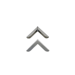 Silver Large Mouth Corner Guard 25mm – 25x6mm Silver metal corner guard