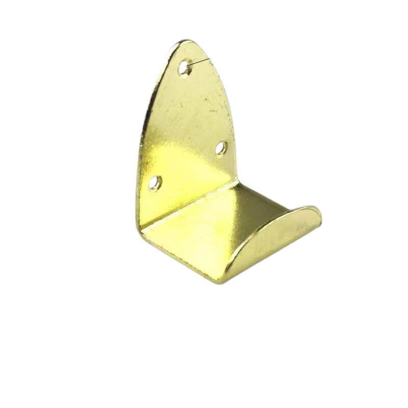 P06-Gold Large Hook L-Bracket – 60×35×44 mm