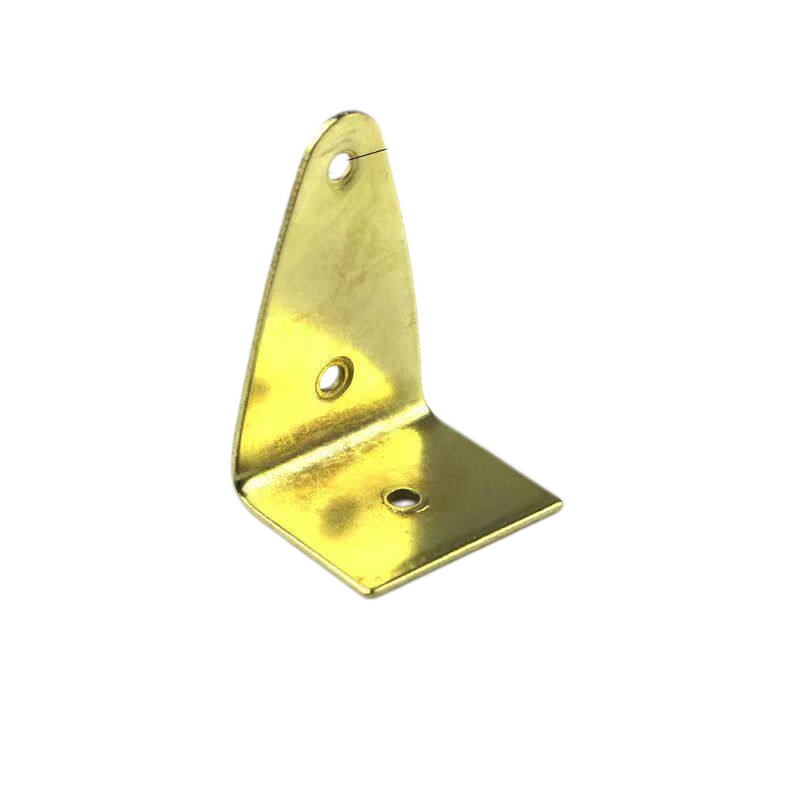 P02-Gold Medium Flat L-Bracket – 54×29×34 mm