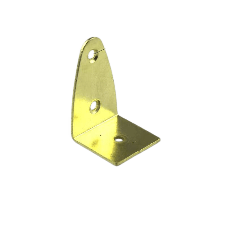 P13-Gold Small Flat L-Bracket – 45×21×27 mm (Variant 3)