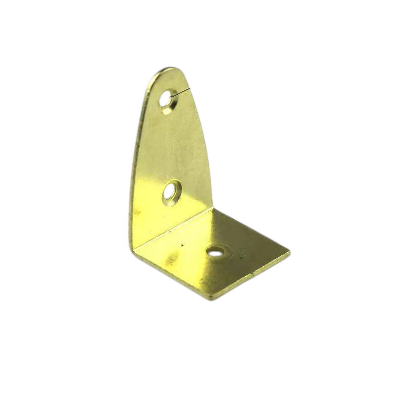 P13-Gold Small Flat L-Bracket – 45×21×27 mm (Variant 3)