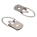 Small Silver D-Ring Picture Frame Hanger K02 – 32mm