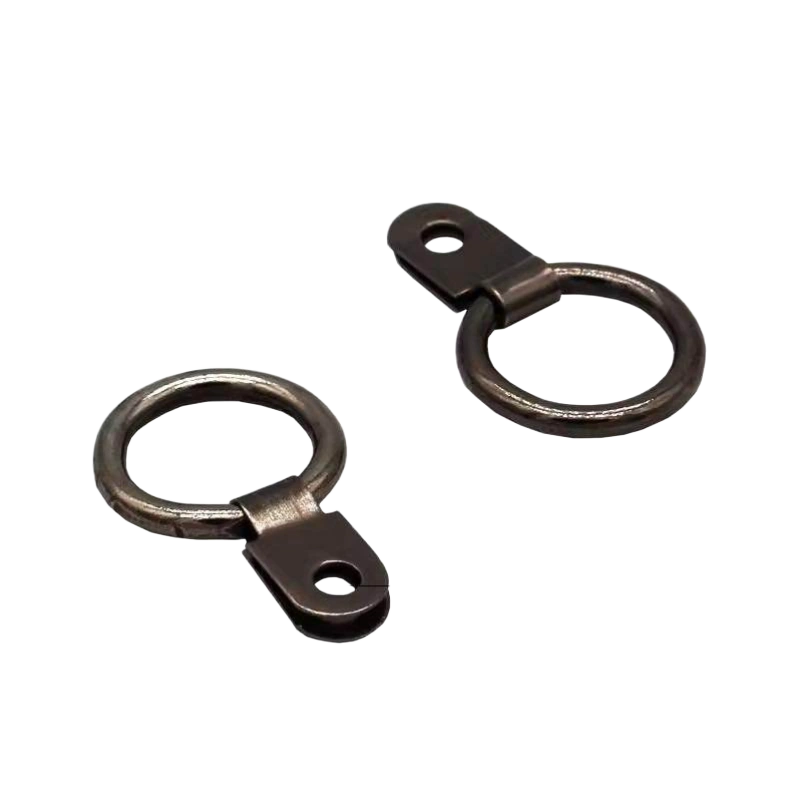 K06-Nickel Round Ring Picture Hanger Single Hole