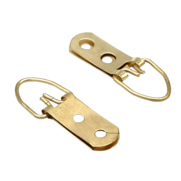 K09-Gold Large Two-Hole D-Ring Hanger 15kg Frame Back