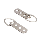 Silver Three-Hole D-Ring Hanger 20kg K13 – 63mm