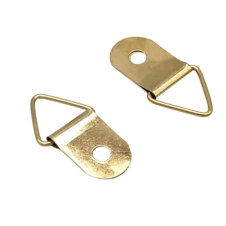 K19-Gold Large D-Ring Picture Hanger Single Hole 10kg