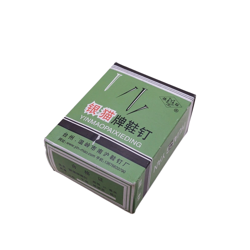 D01-Silver Cat 10mm Shoe Nail 1 Box