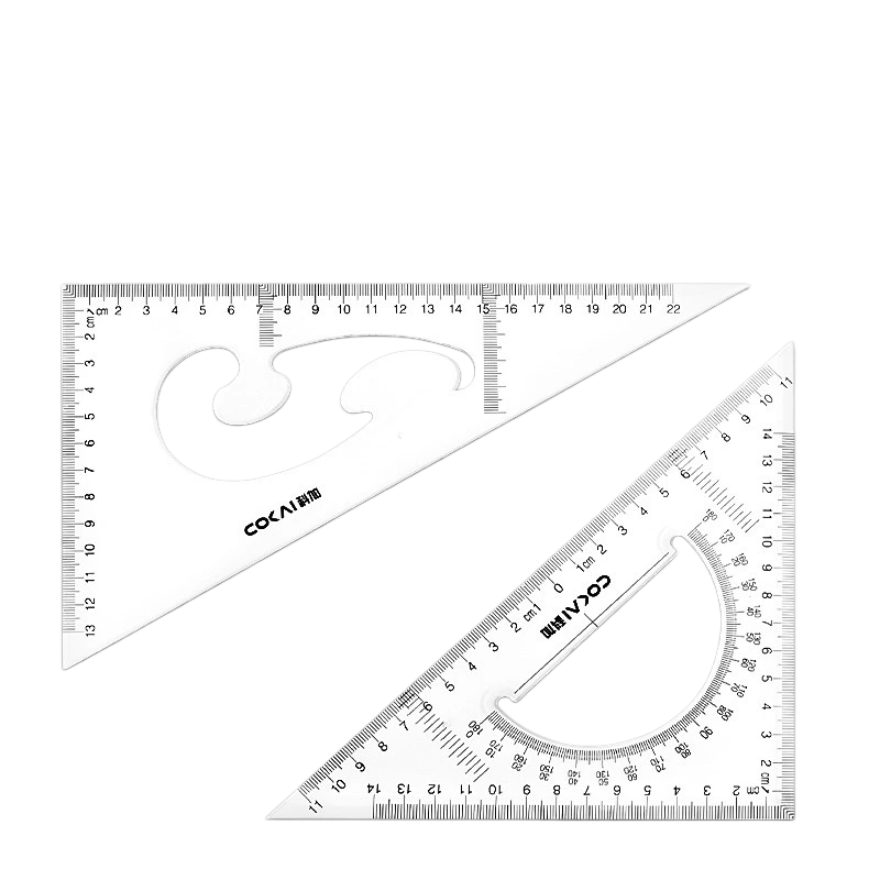 D57-COCAI 25cm Triangle Ruler Set 30 45 Degree