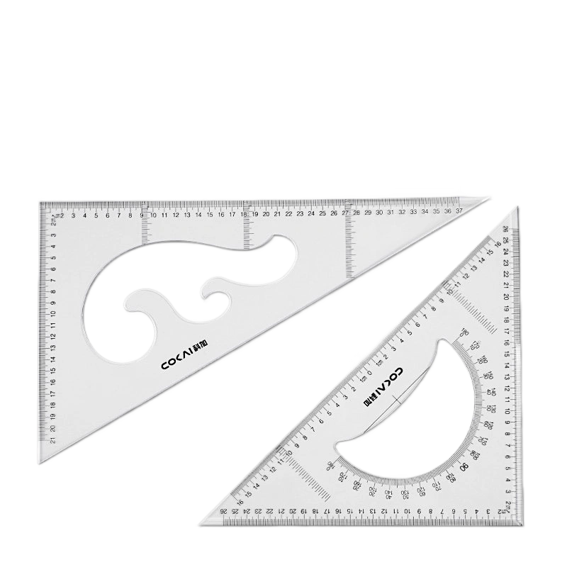 D60-COCAI 40cm Triangle Ruler Set Engineering