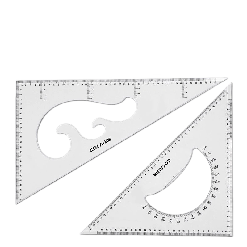 D61-COCAI 45cm Triangle Ruler Set Extra Large