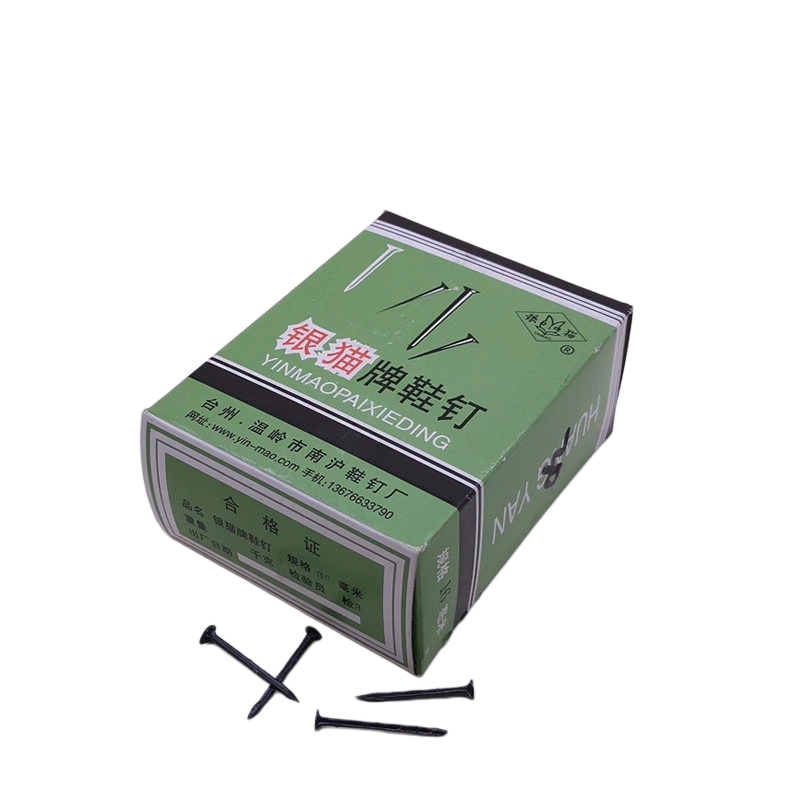 D07-Silver Cat 30mm Shoe Nail 1 Box